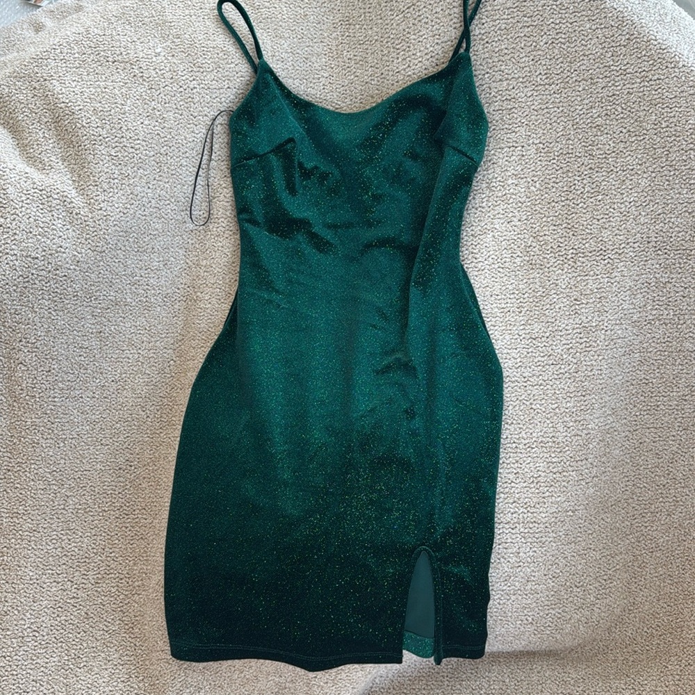 Windsor green sparkly dress